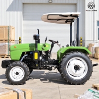 Livraison gratuite Tracteur 4x4 FULCORE à moteur à injection directe refroidi par eau, utilisation polyvalente pour les travaux de terrain, tracteur agricole