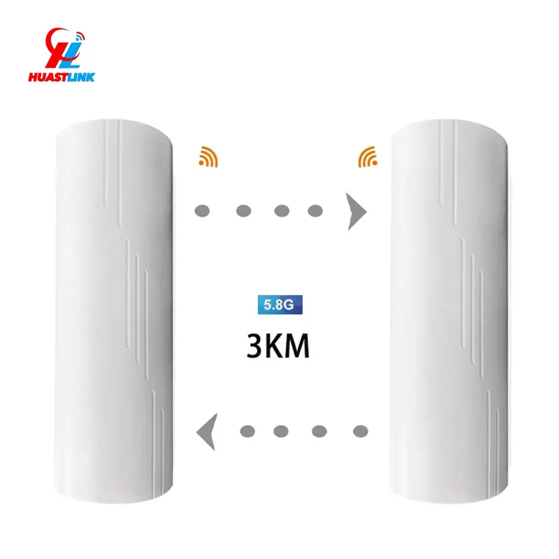 Factory Price Huastlink HC503 3km Wifi Transmitter And Receiver Point To Point Wireless Outdoor Bridge