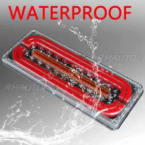 2pcs 24V LED Car Truck Tail <b>Light</b> Taillight Rear <b>Lights</b> Stop Brake Indicator Signal Lamp for Kamaz Trailer Caravan Lorry <b>Tractor</b> - Product Image 4