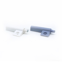 Amortisseur de porte de meuble pneumatique pour bureau à domicile, fermeture douce, système de loquet coulissant à poussoir dissimulé, clip en plastique silencieux