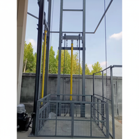 Elevador de Carga Montado en Pared Personalizado, Plataforma Elevadora para Mercancías Pequeñas, 500kg 1000kg, Elevador Hidráulico para Almacén, Elevador de Carga para Exteriores