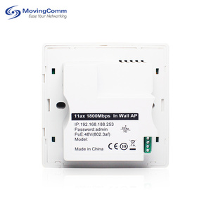 <span class=keywords><strong>Point</strong></span> d'accès Wi-Fi mural double bande Mt7621 1800 Mbps 11ax Wifi6 avec 1 port WAN et 4 ports LAN Gigabit - Product Image 6