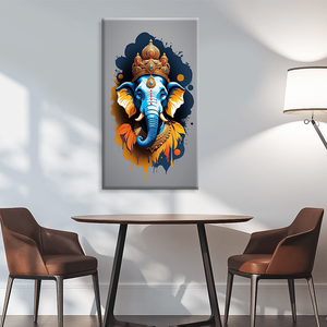 لوحة قماشية تزيينية لصورة فيل، ملصق للمنزل، مناسبة لتعليقها في قاعة المدخل وغرفة المعيشة - Product Image 5