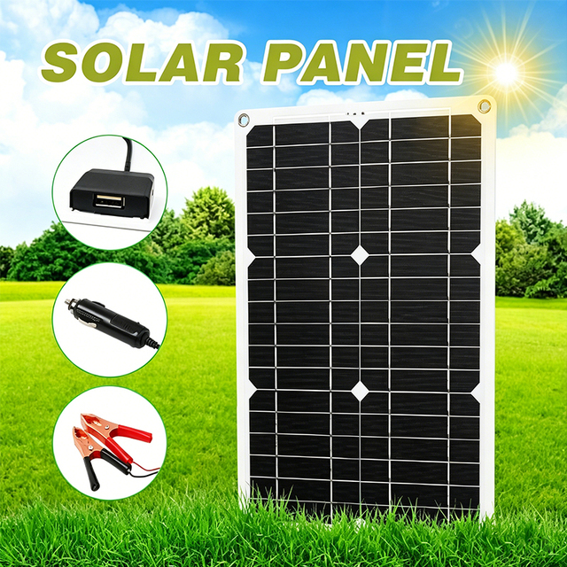ALECTER APH-P80 20W 18V Bendable Semi-flexible Monocrystalline Silicon Solar Charger >21.5% Efficiency 12-Month Warranty 12V