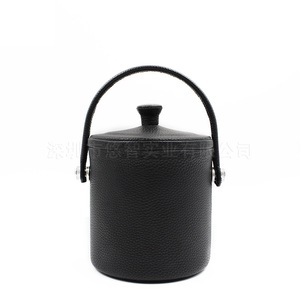 Cubo de hielo envuelto en acero inoxidable, logotipo personalizable, cubo para bebidas de bar/KTV, cubo para champán, cubo para vino aislado, hielo - Product Image 2
