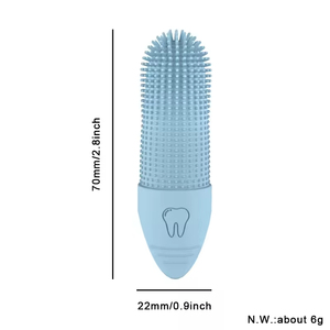 Food Grade Silicone Dog Finger Toothbrush 360 Pet <b>Tooth</b> Brushing <b>Tool</b> Finger Toothbrush for Cat Dog Pet <b>Teeth</b> <b>Cleaning</b> - Product Image 5