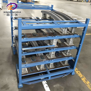 رفوف تخزين ونقل وتراص مخصصة للمصدات السيارات - مصنوعة من الفولاذ الكربوني المتين المطلي بالبودرة المقاوم للصدأ - Product Image 1