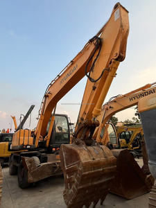 Excavadora de ruedas HYUNDAI usada de Venta caliente, precio bajo de 20 toneladas, demanda alta - Product Image 5