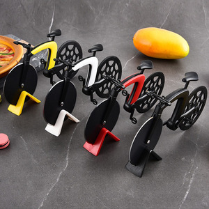 <span class=keywords><strong>Couteau</strong></span> à pizza en acier inoxydable à roue unique pour gâteaux, tartes et pâtes, coupe-pizza pour vélo de <span class=keywords><strong>montagne</strong></span> - Product Image 2