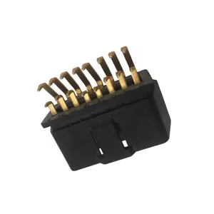 High Quality SETOCONT ST-SOM-019A-X J1962 Male OBDII 16 PIN Connector 90 Degree Metal PIN PCB IN The Middle