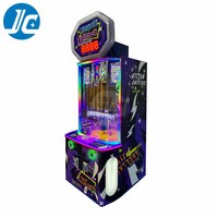 Machine de jeu d'arcade à monnayeur pour le saut sur balles spatiales, avec console de rédemption de tickets, pour centre de jeux intérieur