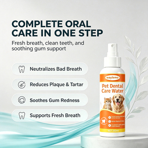 Eau dentaire pour animaux Waylemo, <span class=keywords><strong>propolis</strong></span>, thé vert, chrysanthème sauvage, bioenzyme, erythritol, protège les gencives et les dents, 250 ml - Product Image 6