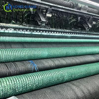 Filet d'ombrage pliable robuste en PEHD stabilisé aux UV, taux d'ombrage 30%-95%, taille personnalisable pour l'aménagement paysager des cours et la protection des cultures
