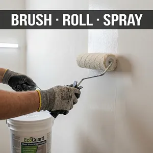 Revestimiento Ecológico Transparente Bajo en COV, Revestimiento Impermeable Ecológico, Sellador Transparente Verde para Edificios Seguros - Product Image 2