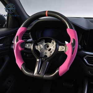 Volant chauffant en fibre de carbone pour BMW Série F F30 F10 535i F32 F20 F36 F22 M4 F82 X5 F15 F80 M3 F11 F31 F01 F07 X3 - Product Image 5