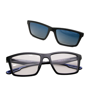 Lunettes de soleil polarisées à clip magnétique pliables pour hommes, monture Ultem neuve, fabriquées en matériau Tac, directement de l'usine RS007 - Product Image 1