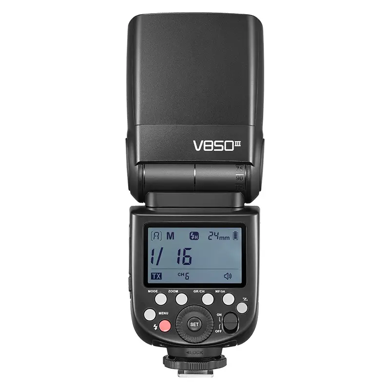 Godox V850III 76W 2.4G GN60 Nirkabel X Sistem Li-ion Baterai Speedlite untuk Canon Nikon Sony Olympus Flash Speedlite