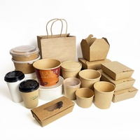 Caja de barco de aperitivos de papel Kraft para pollo frito coreano, embalaje de comida rápida, característica ecológica