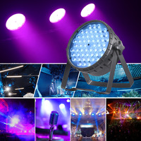 Projecteur LED Par Slim 3W Pleine Couleur 54 Pièces IP33 avec Contrôle Sonore pour KTV, Mariages, Studios de Danse, Éclairage d'Ambiance