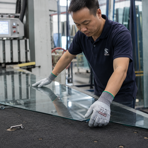 Guanto Antitaglio Livello 5 in PU Rivestito ANSI A4 A5 A6 per Manipolazione Vetro HPPE - Guanto da Lavoro di Sicurezza all'Ingrosso dalla Cina - Product Image 1