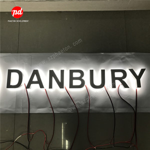 Led 3d segnaletica esterna in metallo retroilluminato Logo del segno del numero con lettera retroilluminata di marca del negozio - Product Image 2