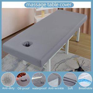 Sábana Ajustable para Salón de Belleza, Sábana Plana para Masajes con Orificio, Cubrecolchón Elástico para Camilla de Belleza - Product Image 2