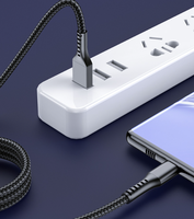 Cable USB de Carga Rápida 3A, Cable de Sincronización de Datos y Cargador Universal para Teléfono
