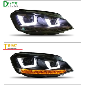 Faros Led para <span class=keywords><strong>VW</strong></span> <span class=keywords><strong>Golf</strong></span> 7 GTI Xenon <span class=keywords><strong>2013</strong></span> a 2016 para Volkswagen <span class=keywords><strong>Golf</strong></span> 7 R Módulo de faros - Product Image 4