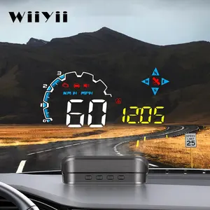 Pare-brise OEM universel voiture OBD2 affichage tête haute M20 auto électronique vitesse alarme affichage HUD gps