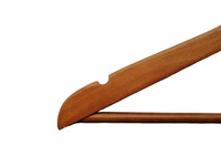 Cintre en bois de luxe de haute qualité avec logo personnalisé cintres en bois