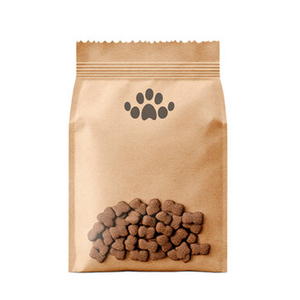 Tamaño personalizado Diseño de muestra gratis Brillante Parte inferior plana Fuelle lateral PET NY PE Bolsa de embalaje de alimentos para perros 4kg 8kg 10kg - Product Image 1