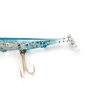 Señuelo de Pesca de PVC con Cabeza de Jig de 110 mm y 33 g, Cola en Forma de T, con Anzuelo de Plomo para Pesca en Ríos y Lagos - Product Image 6