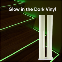 2-10 Stunden Leuchtende Acryl-PET-PVC-Folie Selbstklebende Nachtleuchtende Vinylfolie für Dunkle Bodenmarkierungen