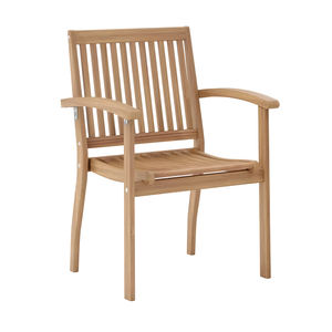 Fauteuil de patio en bois d'acacia extérieur de haute qualité en métal durable traditionnel pour manger café fête patio jardin Restaurant balcon - Product Image 2