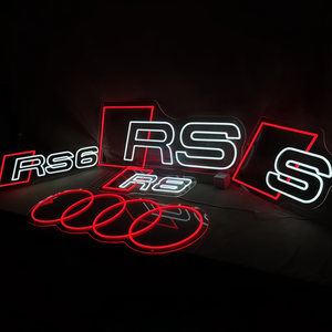 Aangepaste autologo neonreclame siliconen reis-LED garage mancaves flexibele auto wanddecoratie BMW III USB/stekkervoeding IPX7 - Product Image 3