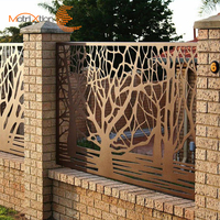 Valla Decorativa de Aluminio Privada, Valla de Jardín de Aluminio Negro