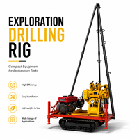 Foreuse sur chenilles portable Feiyang FY-70 70m à moteur diesel, vente directe usine - Compacte, diamètre de forage 60-200mm, 300KG, 220V, eau