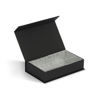 Boîtes d'emballage en papier avec logo personnalisé Serrure magnétique Outils de maquillage Boîtes de luxe rigides avec couvercle magnétique