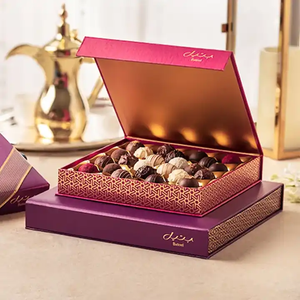 Caja <span class=keywords><strong>de</strong></span> chocolate Ramadán Baklava Ramadán Kareem Favors Eid Mubarak <span class=keywords><strong>Regalo</strong></span> Paquete <span class=keywords><strong>de</strong></span> chocolate Vacaciones <span class=keywords><strong>Regalo</strong></span> islámico Cajas <span class=keywords><strong>de</strong></span> papel - Product Image 4