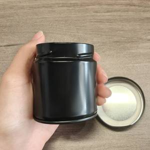 Envase Redondo de Hojalata de Grado Alimenticio de 60*60/68 mm, Etiqueta Adhesiva con Logotipo Personalizado, 30g 50g RTS, Polvo de Matcha, Té Verde, Frascos Sellados, Caja de Embalaje - Product Image 6