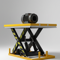 Table élévatrice à ciseaux de type fixe, élévateur à ciseaux pour entrepôt, construction utilisant une plateforme élévatrice hydraulique