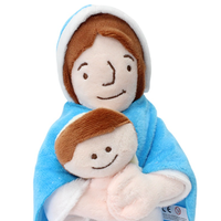 Poupée de chiffon en tissu brodé personnalisé poupée arabe Maria en peluche douce
