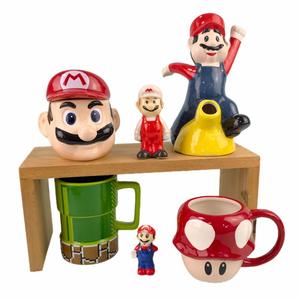 Taza de Cerámica de 410 ml con Diseño de Super Mario 3D, Cubo de <span class=keywords><strong>Pixel</strong></span> con Forma de Hongo, Apta para Lavavajillas, para el Hogar, la Oficina, la Escuela, Anime y Juegos - Product Image 6