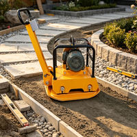 Compacteur à rouleaux industriel vibrant à tambour unique de 1 tonne, durable, efficace et certifié CE
