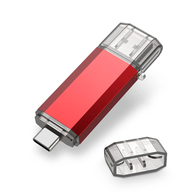 New 3.1 OTG Metal USB-C Flash Drive Fastest Bulk 128GB 64GB 8GB 16GB 32GB Custom Logo