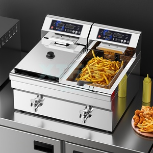 <span class=keywords><strong>Friteuse</strong></span> électrique commerciale 38L à contrôle numérique, température précise pour des résultats constants – Meilleure vente - Product Image 1