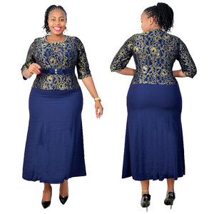 Robe de Soirée Élégante en Dentelle Africaine pour Femme, Grande Taille, Qualité Supérieure - Product Image 2