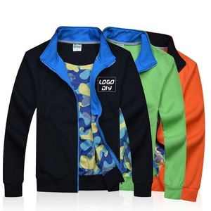 Suéter de cuello alto con logo impreso, chaqueta de felpa con cremallera, ropa de trabajo, uniforme de equipo bordado, publicidad - Product Image 2