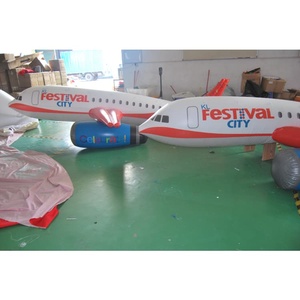 Modèle réplique gonflable en PVC d'<span class=keywords><strong>avion</strong></span> personnalisé KeepFuns |   Certifié EN 71 et CE |   Décoration de fête durable, promotion publicitaire - Product Image 3