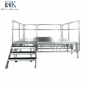Portable Stage Platform Aluminum <b>Frame</b> Structure Stage 20x20ft Outdoor Concert Event System - Product Image 5